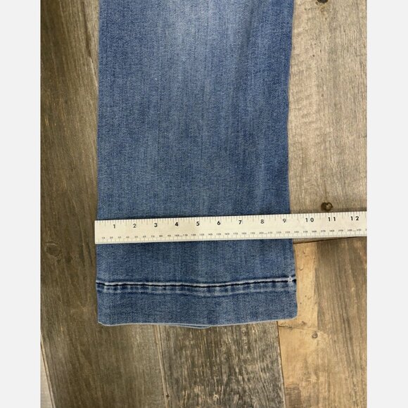 Maeve Anthropologie The Colette Jeans Womens 28 Petite Crop High-Rise Wide Leg - Picture 10 of 10